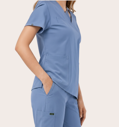 Cédra Flare Scrub Set