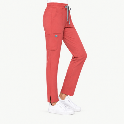 Cédra Flare Scrub Set Salmon Pink